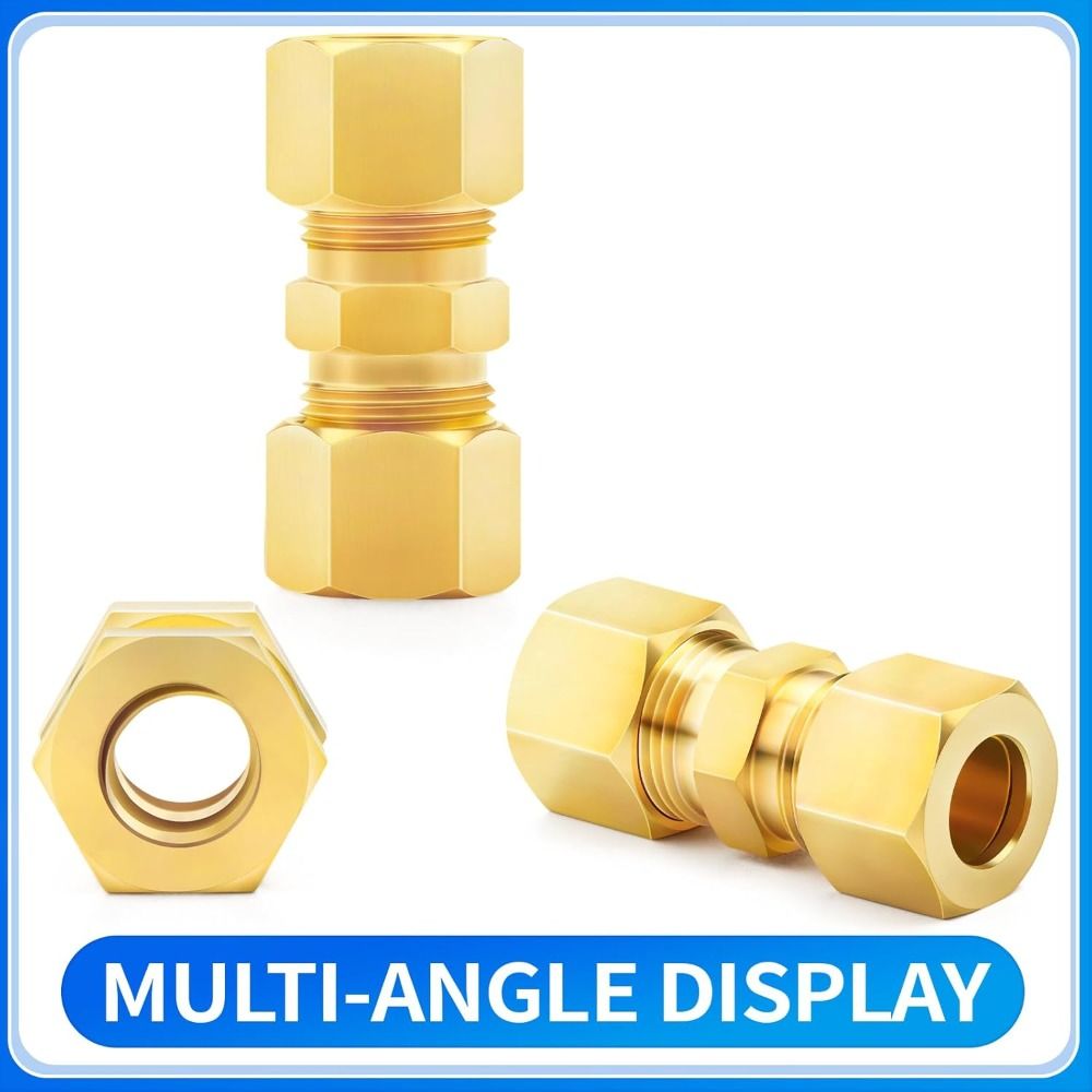 Compression Fitting Brass - Adapter Brass Brass Compression Fitting Straight