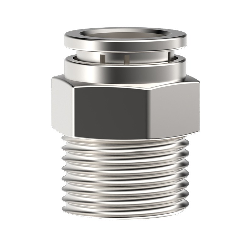 Compression Fitting Brass - PC Series Straight Male Thread Quick
