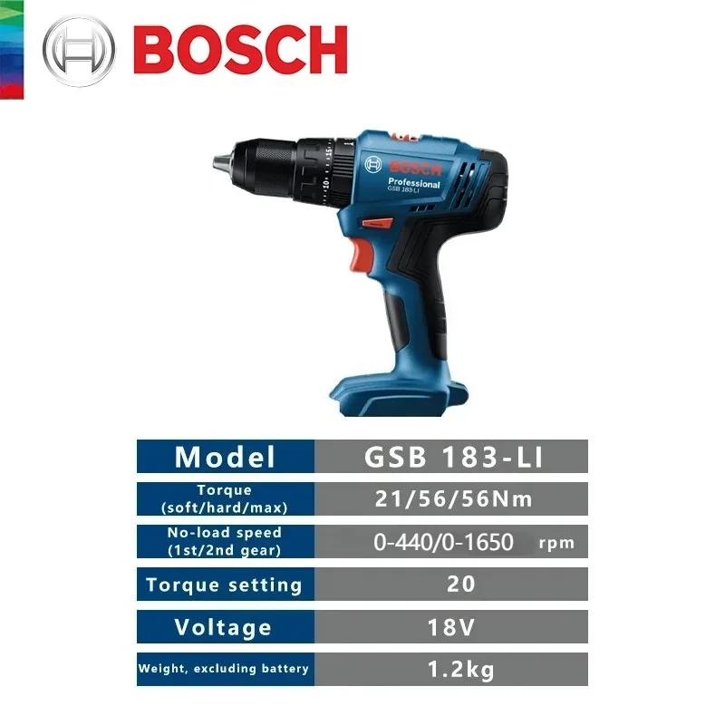 Bosch GSB 183-LI 18V Brushless - Bosch Drill Gsb 18V recension och pris