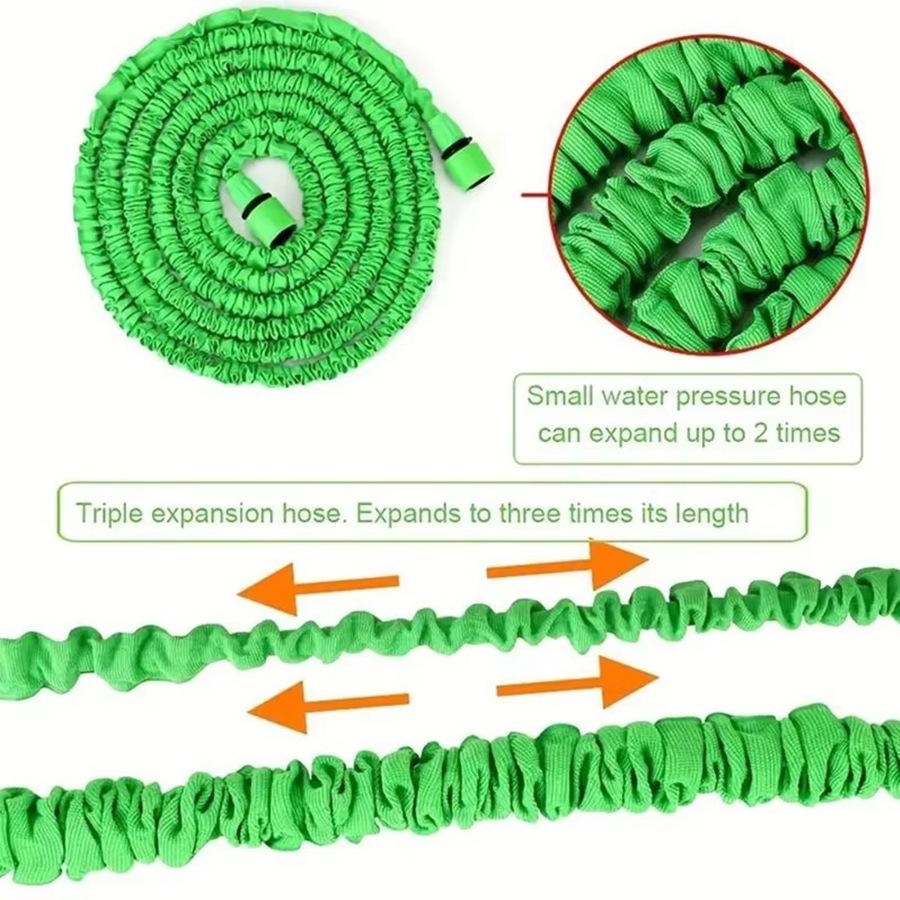 25FT-100FT Garden Hose Expanda - Flexible Hose Braided recension och pris