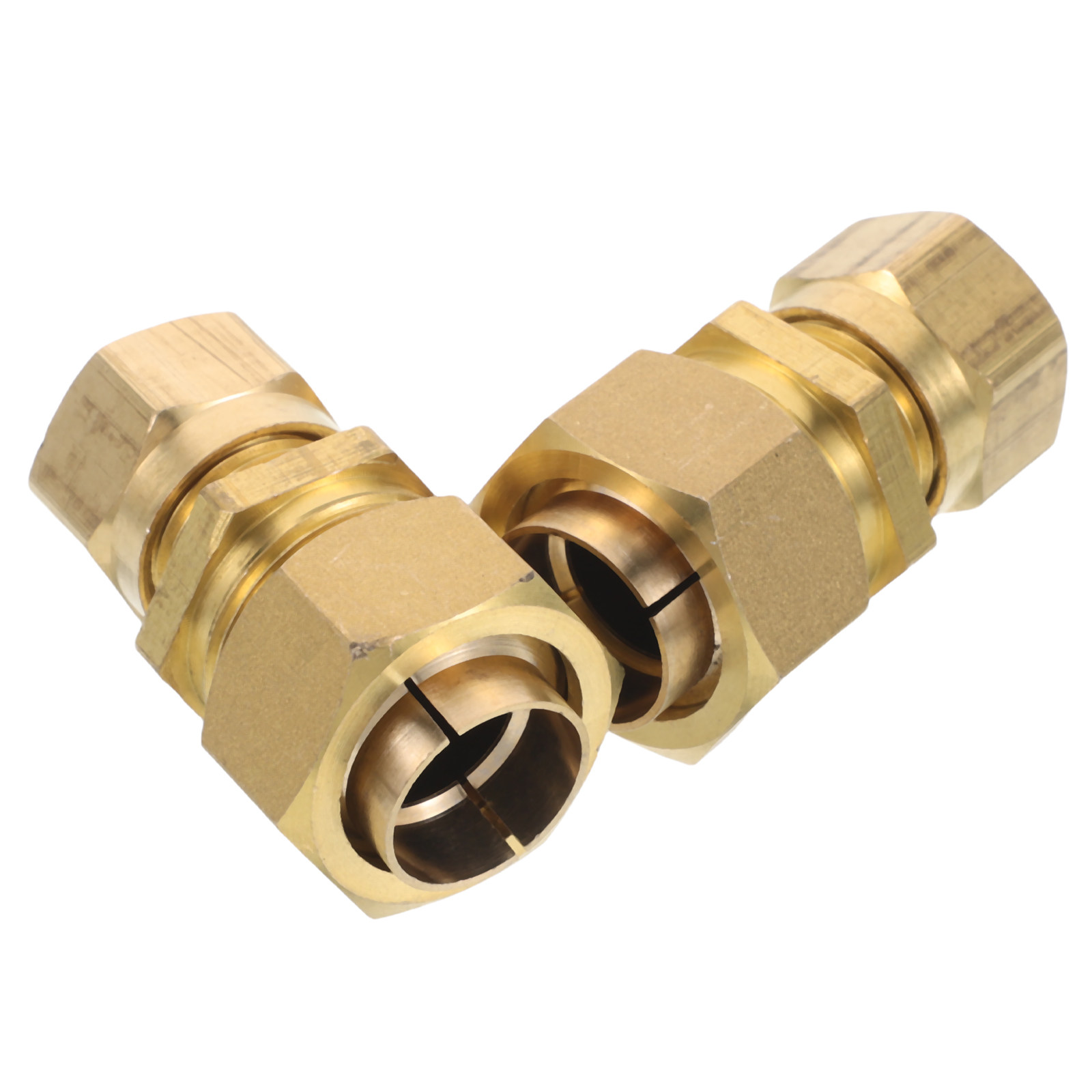 2Pcs Brass Quick Connector Pip - Compression Fitting Brass recension och pris