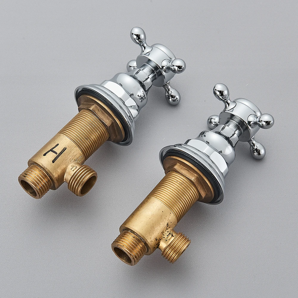 2pc Bath Faucet Switch Handles - Basin Mixer Cartridge recension och pris