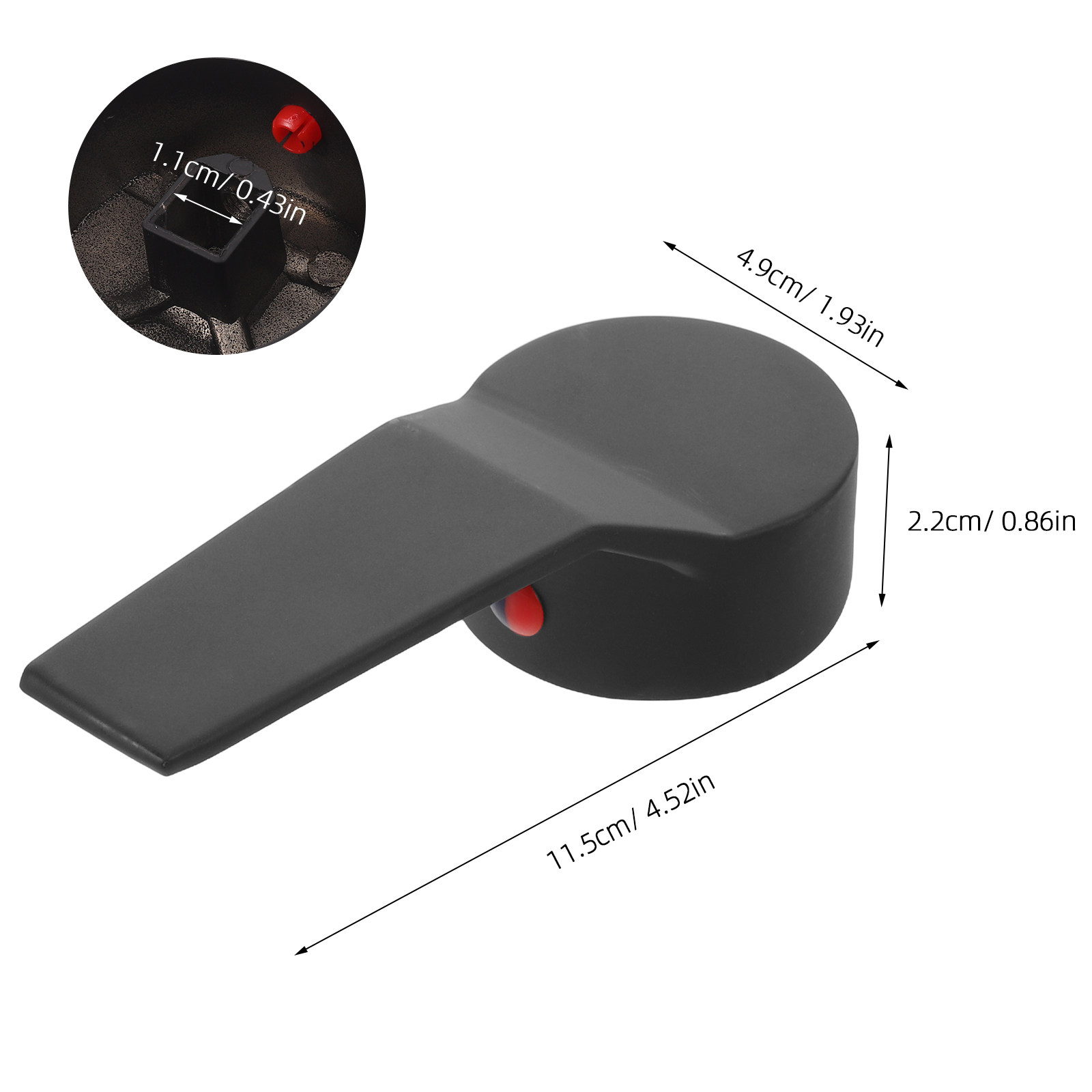 Matte Black Sink Faucet Handle - Basin Mixer Cartridge recension och pris