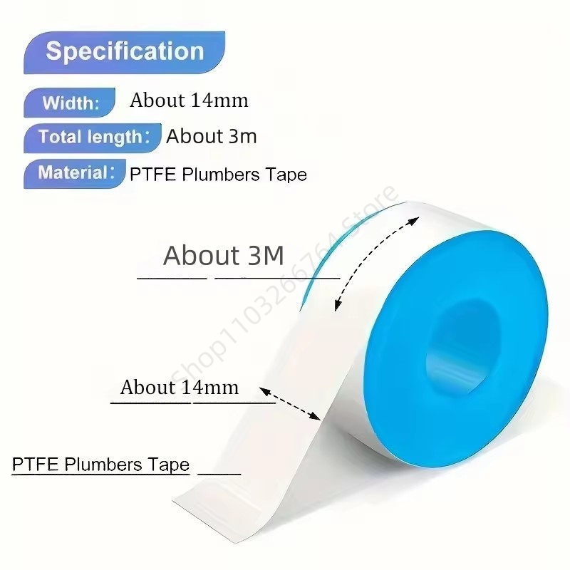 1/5/10Pcs PTFE Water Pipe Tape - Ptfe Tape Thread recension och pris