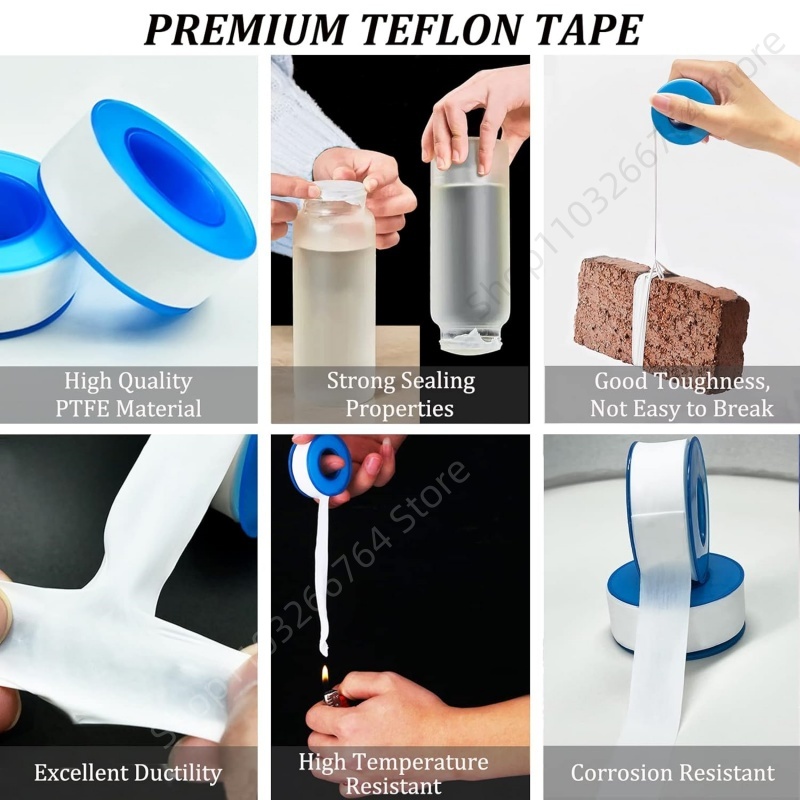 1/5/10Pcs PTFE Water Pipe Tape - Ptfe Tape Thread recension och pris