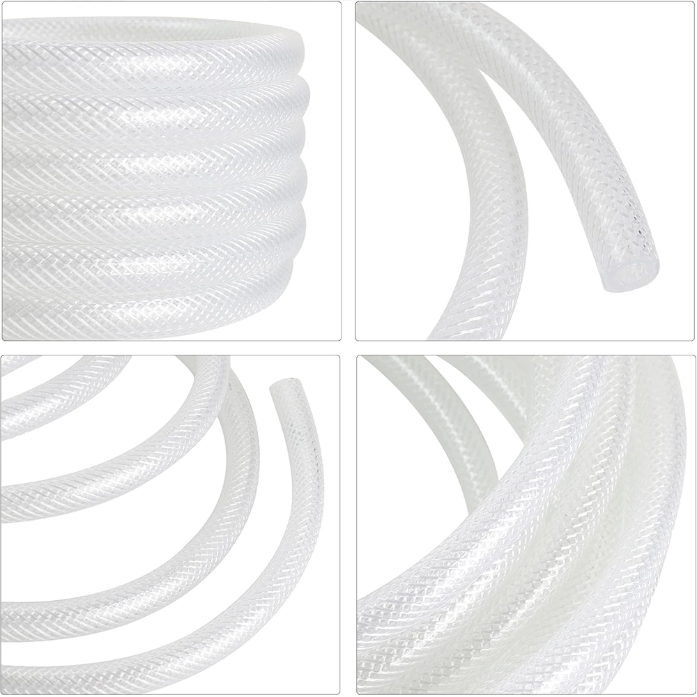 1M Braided Clear Flexible PVC  - Flexible Hose Braided recension och pris