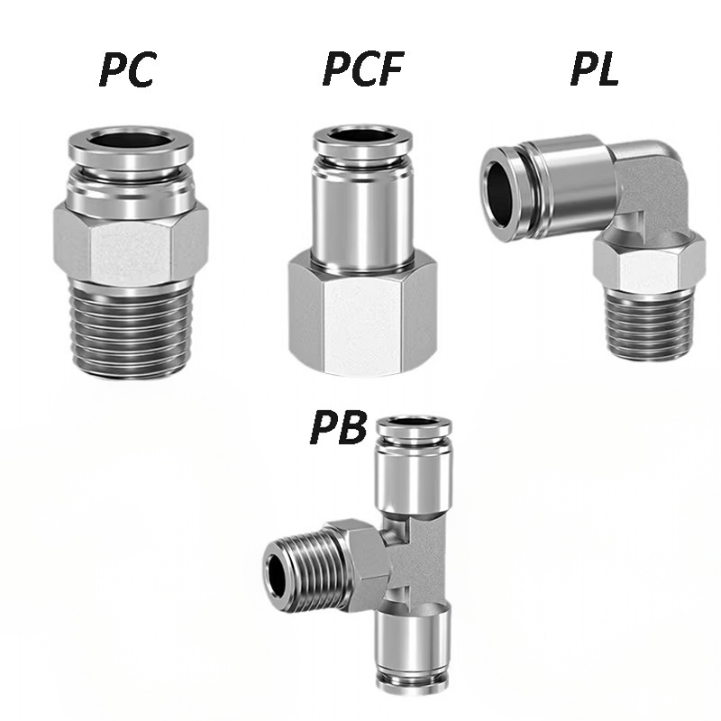 PC PCF PL PB-M8/01/02/03/04 Ni - Compression Fitting Brass recension och pris