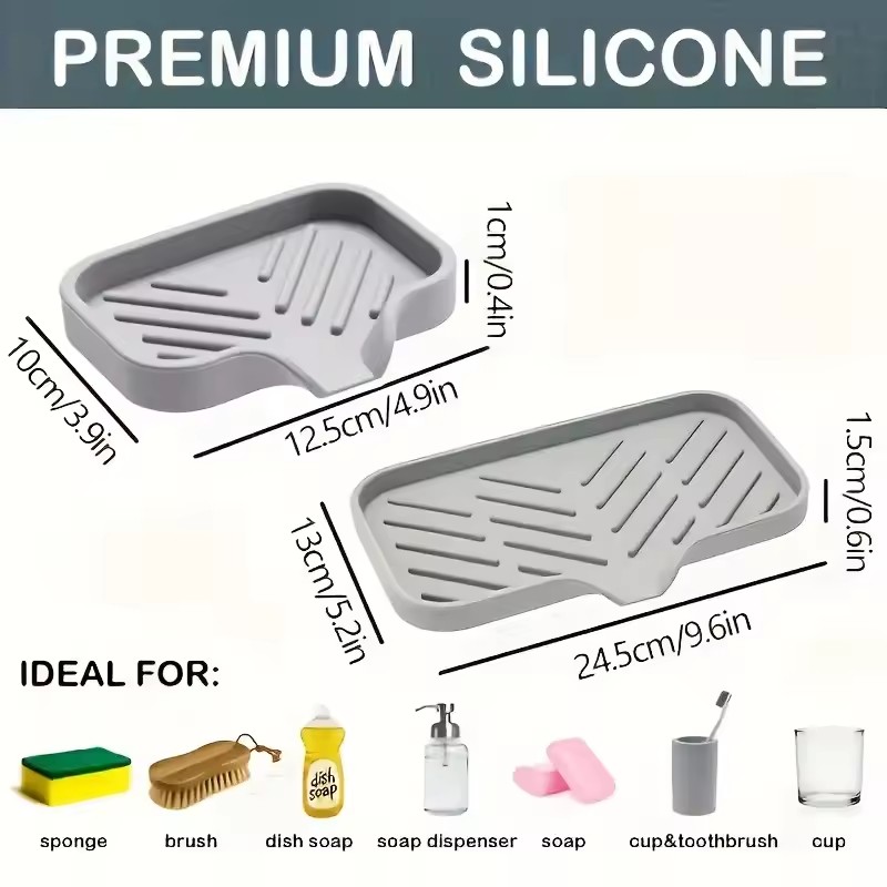 Silicone Faucet Pad Sink Tray  - Silicone Tap Washer recension och pris