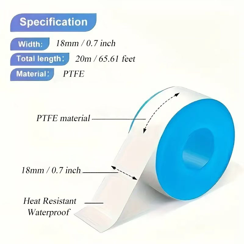 2/5 Pcs 17mm X 20M Faucet Seal - Ptfe Tape Thread recension och pris