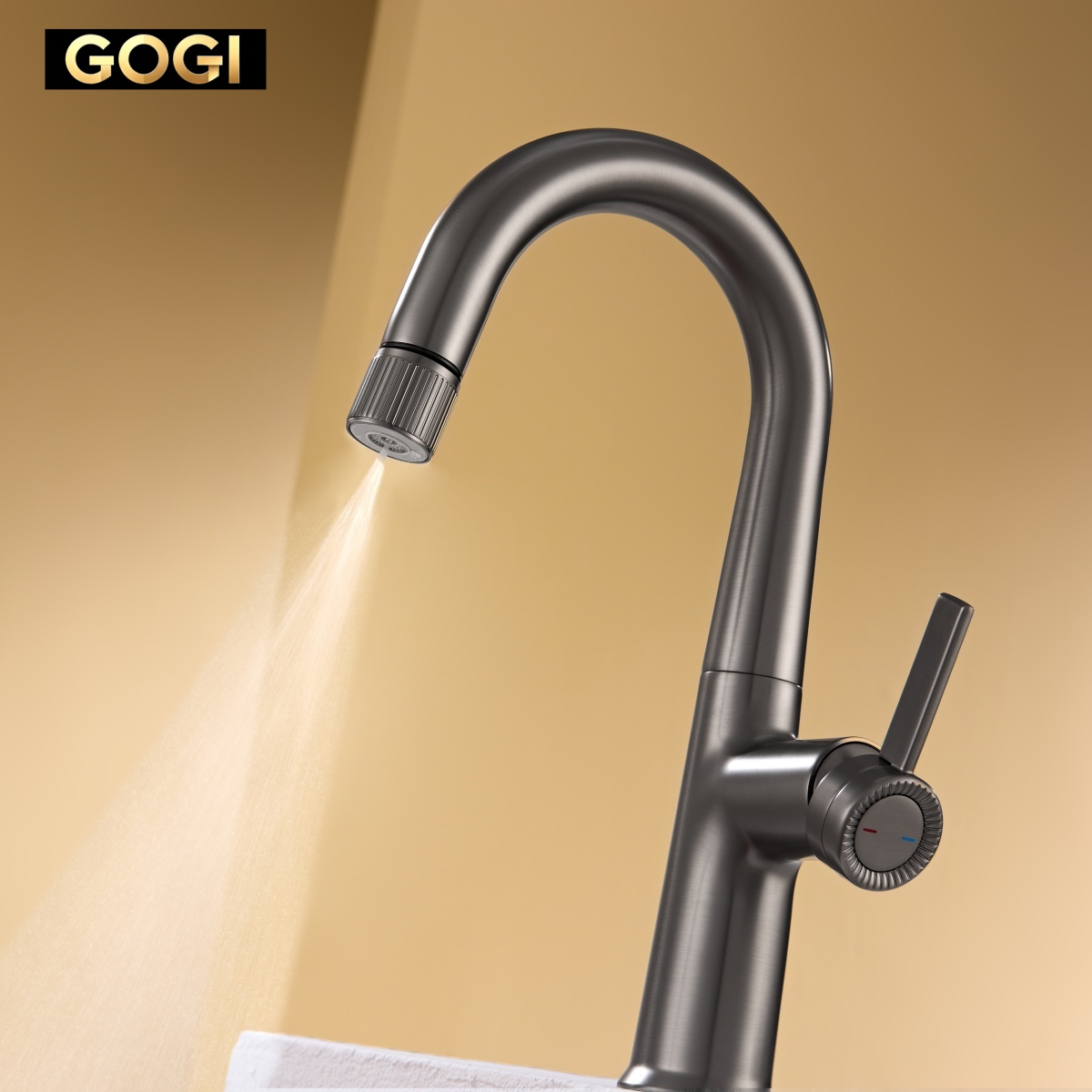 GOGI Solid Brass Gun Gray Pull - Basin Mixer Cartridge recension och pris