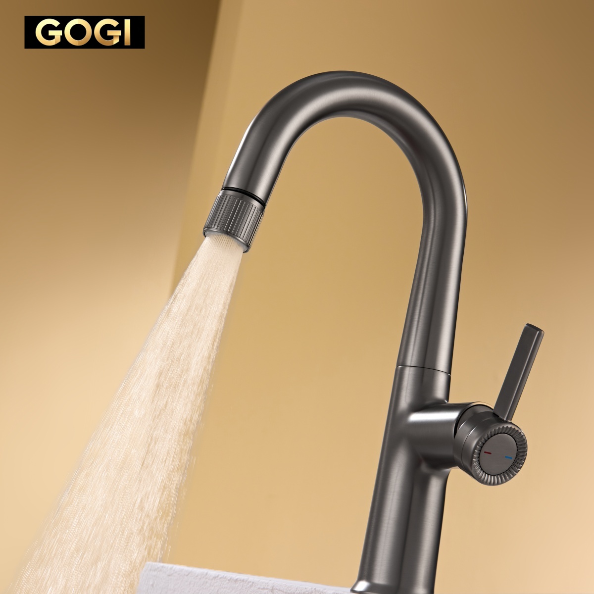 GOGI Solid Brass Gun Gray Pull - Basin Mixer Cartridge recension och pris